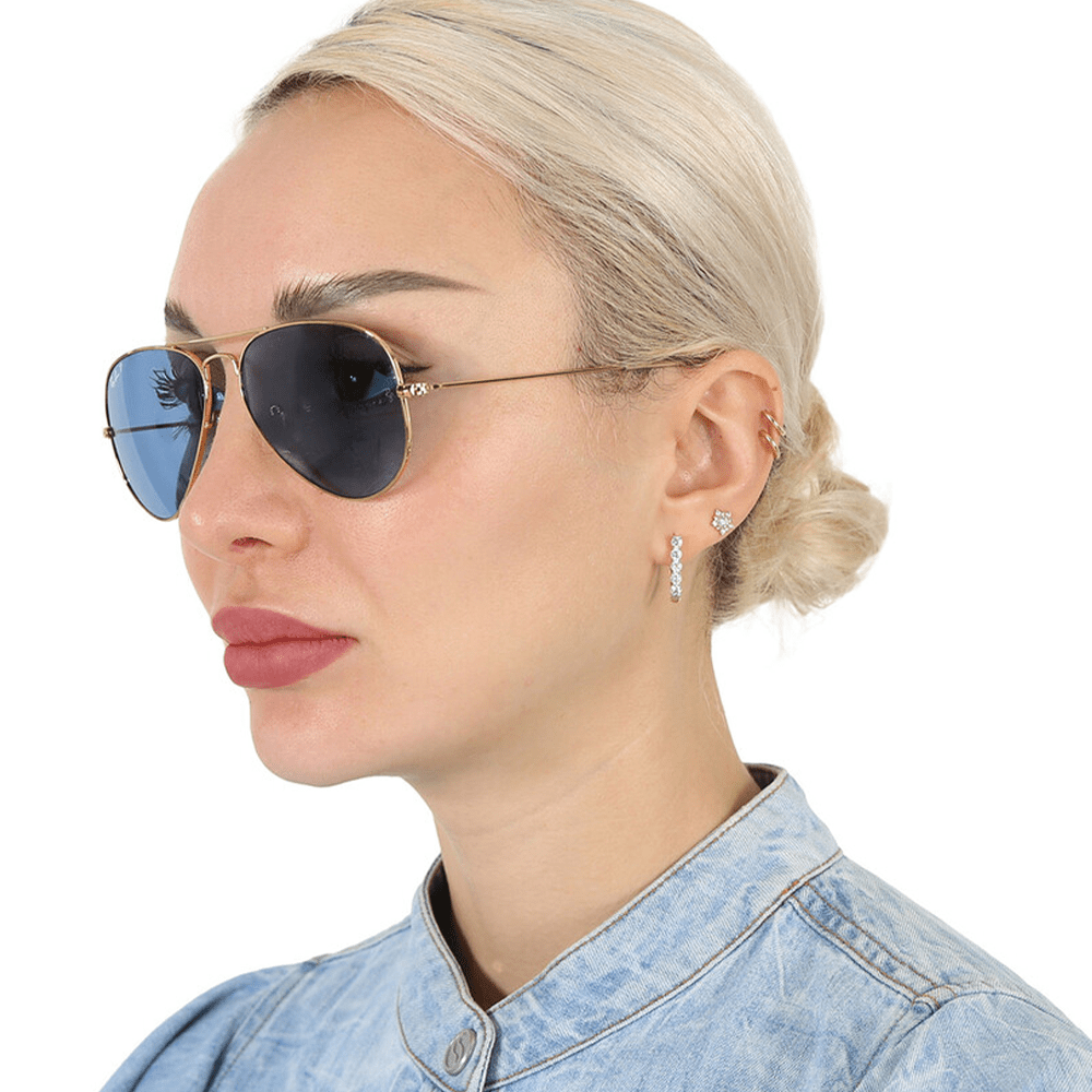 Ray-Ban Aviator RB3025 9196S2 58 Polarised Sunglasses