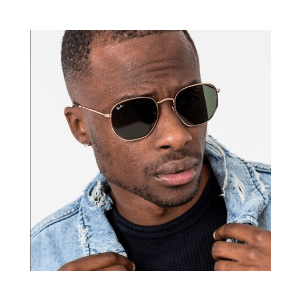 Ray-Ban Hexagonal RB3548N 001 54 Sunglasses
