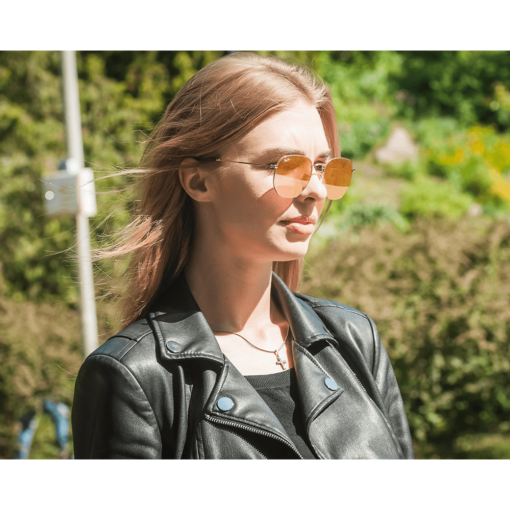 Ray-Ban Hexagonal RB3548N 001/Z2 Sunglasses