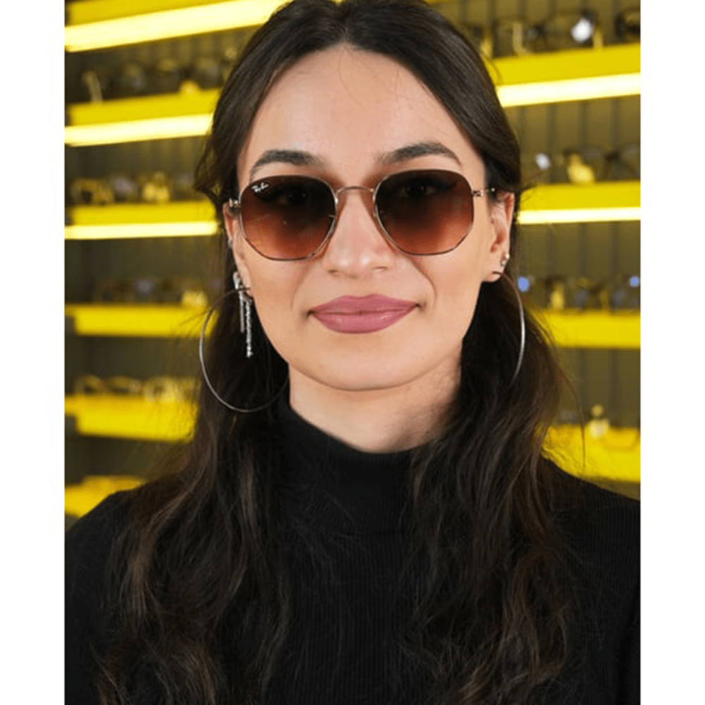 Ray-Ban Hexagonal RB3548N 9069A5 51 Sunglasses