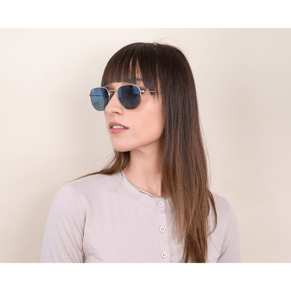 Ray-Ban Hexagonal RB3548N 91233M 51 Sunglasses