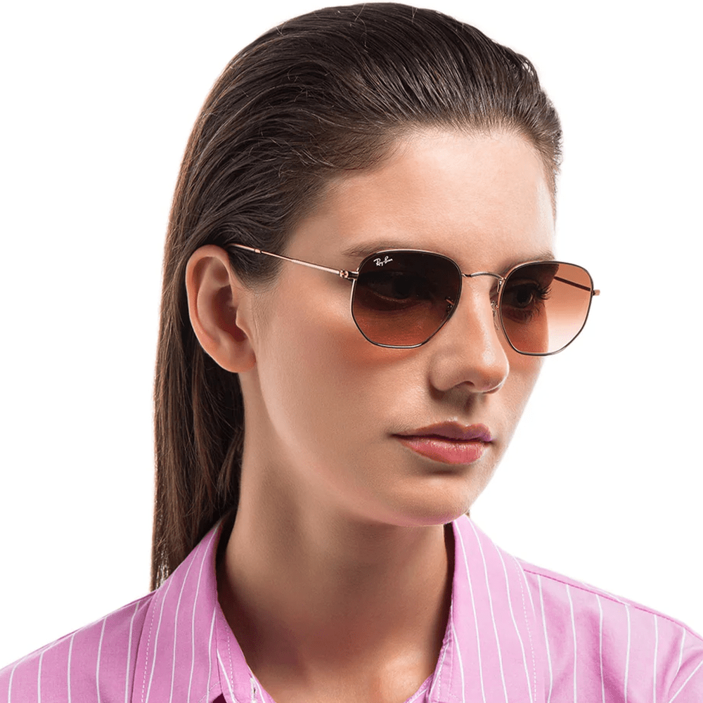 Ray-Ban Hexagonal RB3548N 9202AF Polarised Sunglasses