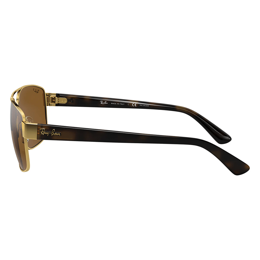 Ray-Ban RB3663 001/57 Polarised Sunglasses